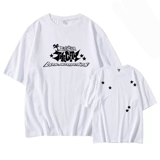 SEVENTEEN MERCH THE CITY LA T-SHIRTS 100% COTTON