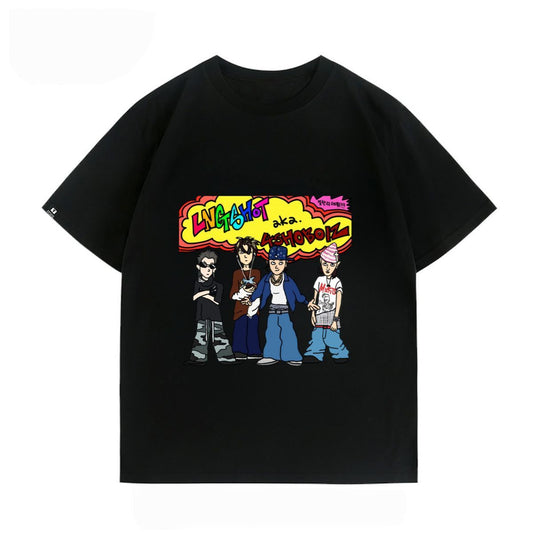 LNGSHOT T-SHIRTS 100% COTTON