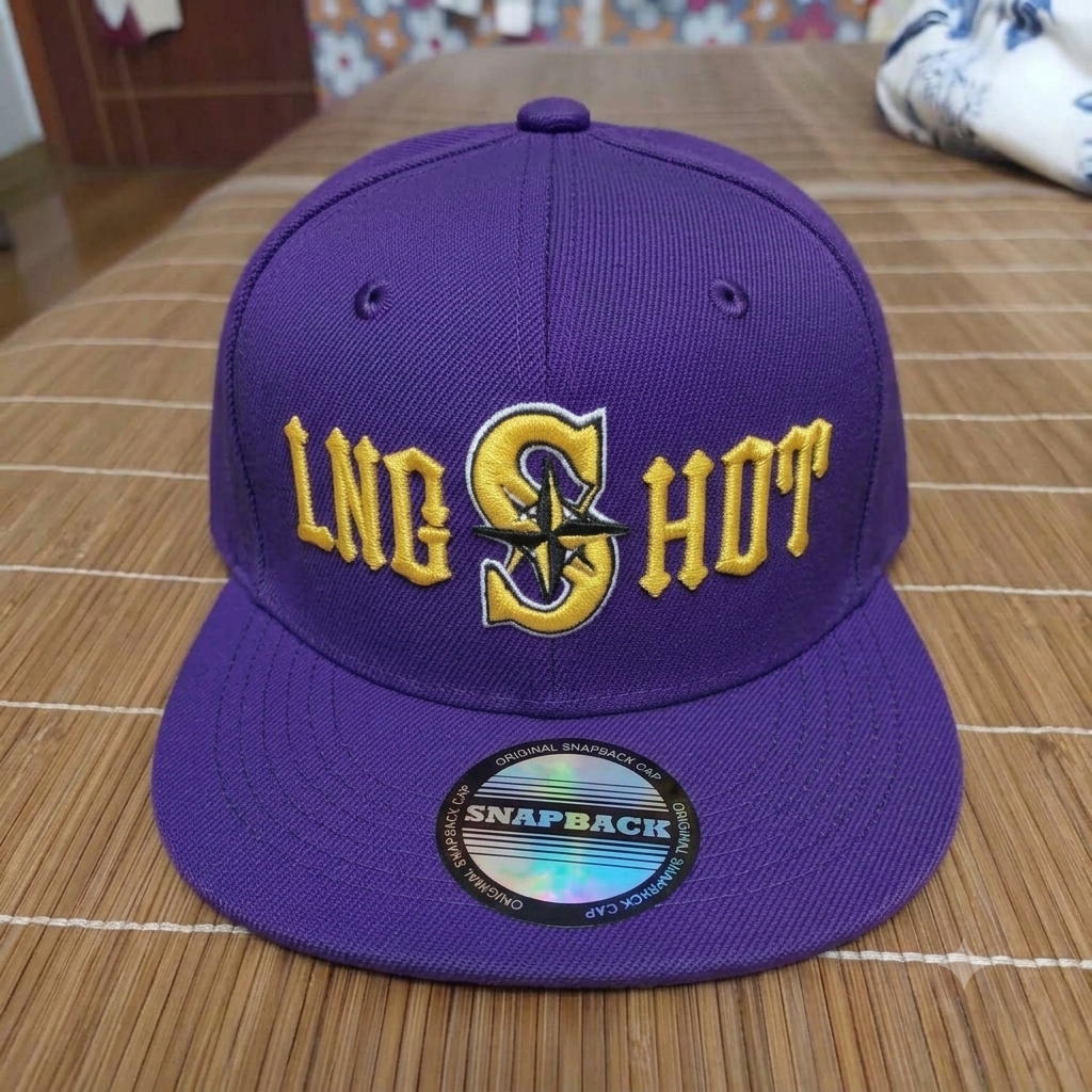LNGSHOT CAP - RED, BLUE AND BLACK