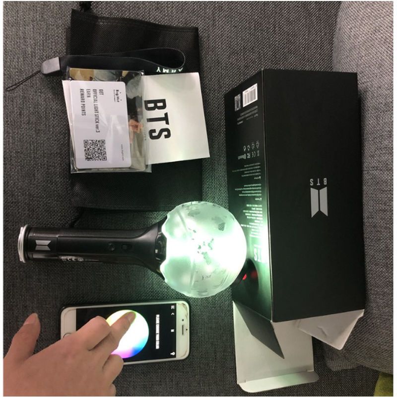 BTS ARMYBOMB  - LIGHTSTICK WITH PHOTOCARDS VERSION 3 AND VERSION 4