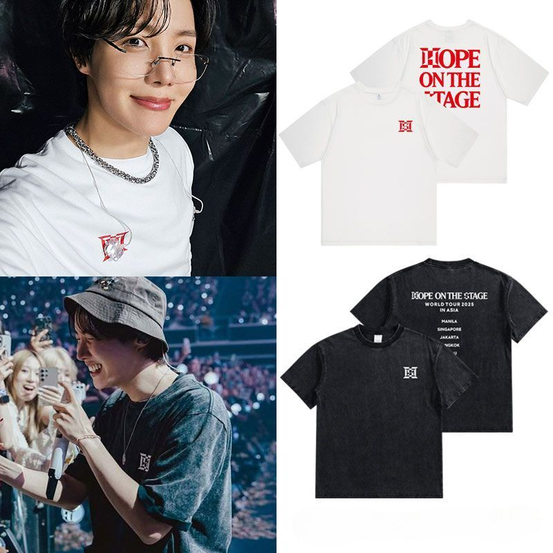 JHOPE HOPE ON THE STAGE TOUR 100% COTTON T-SHIRTS (various models)