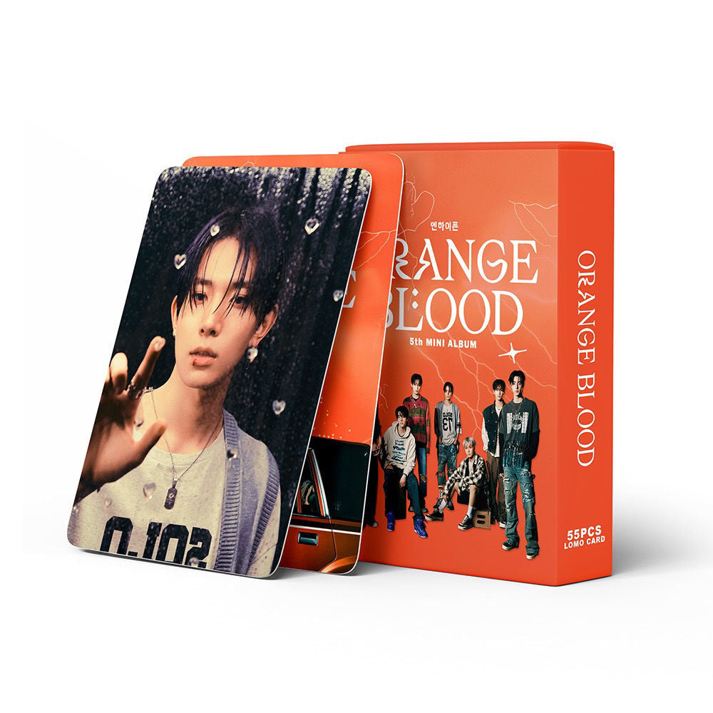 PHOTOCARDS ENHYPEN ORANGE BLOOD 55 PCS