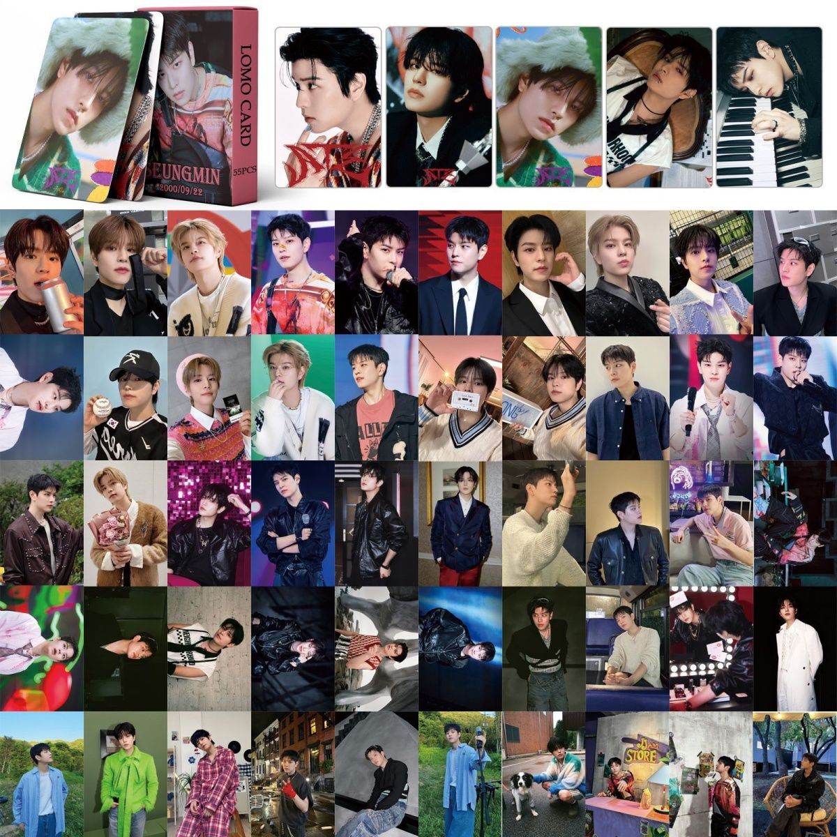 STRAY KIDS PHOTOCARDS KARMA, ATE, HOP, GIANT, 5 STAR, MANIAC, MAXIDENT + VARIOUS OPTIONS!✨ (55 PCS)