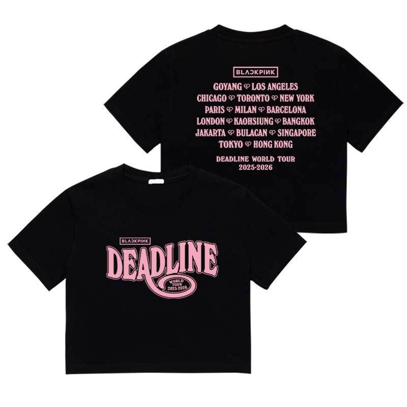 BLACKPINK DEADLINE T-SHIRT/CROPPEDS 100% COTTON