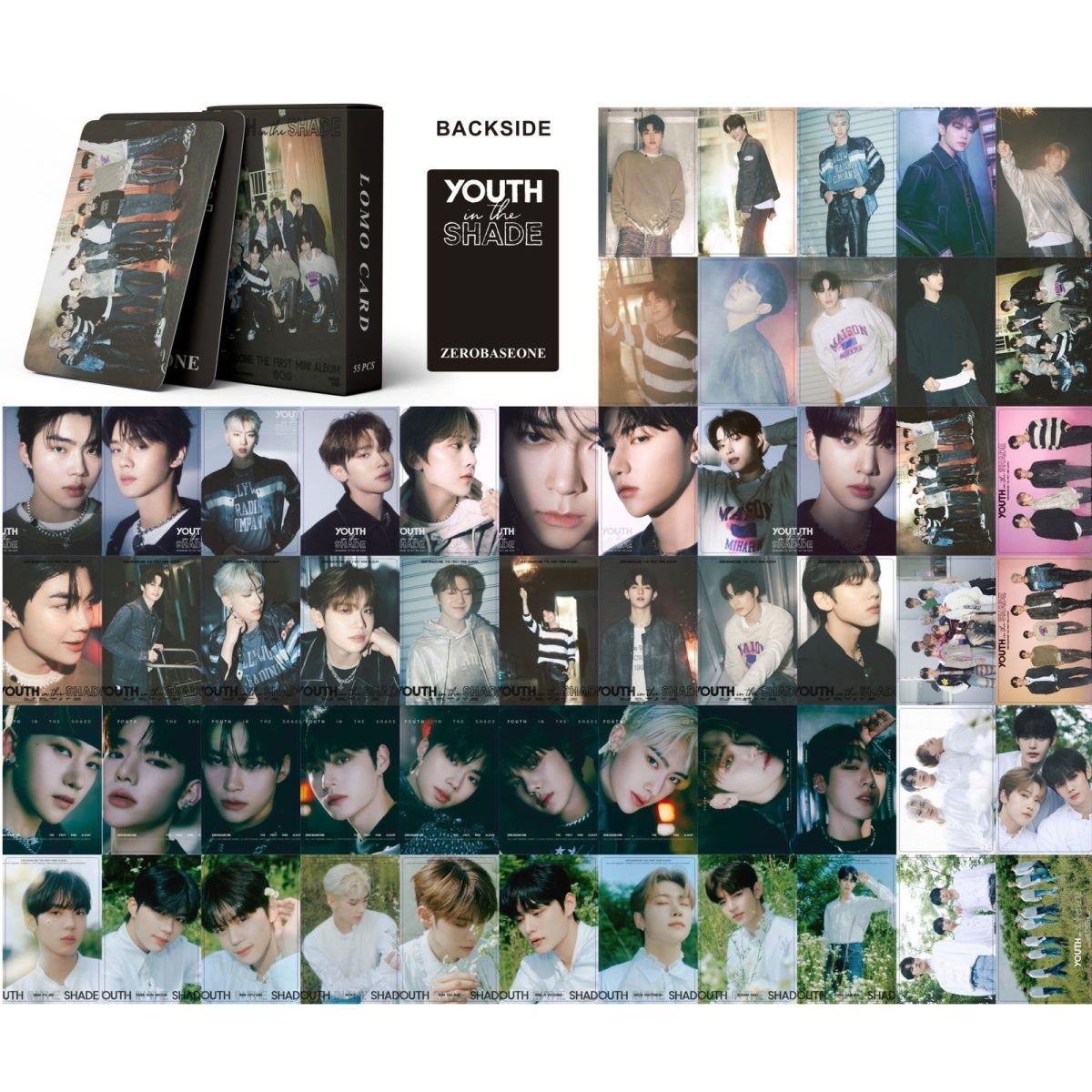 ZB1 ZEROBASEONE PHOTOCARDS 55 PCS