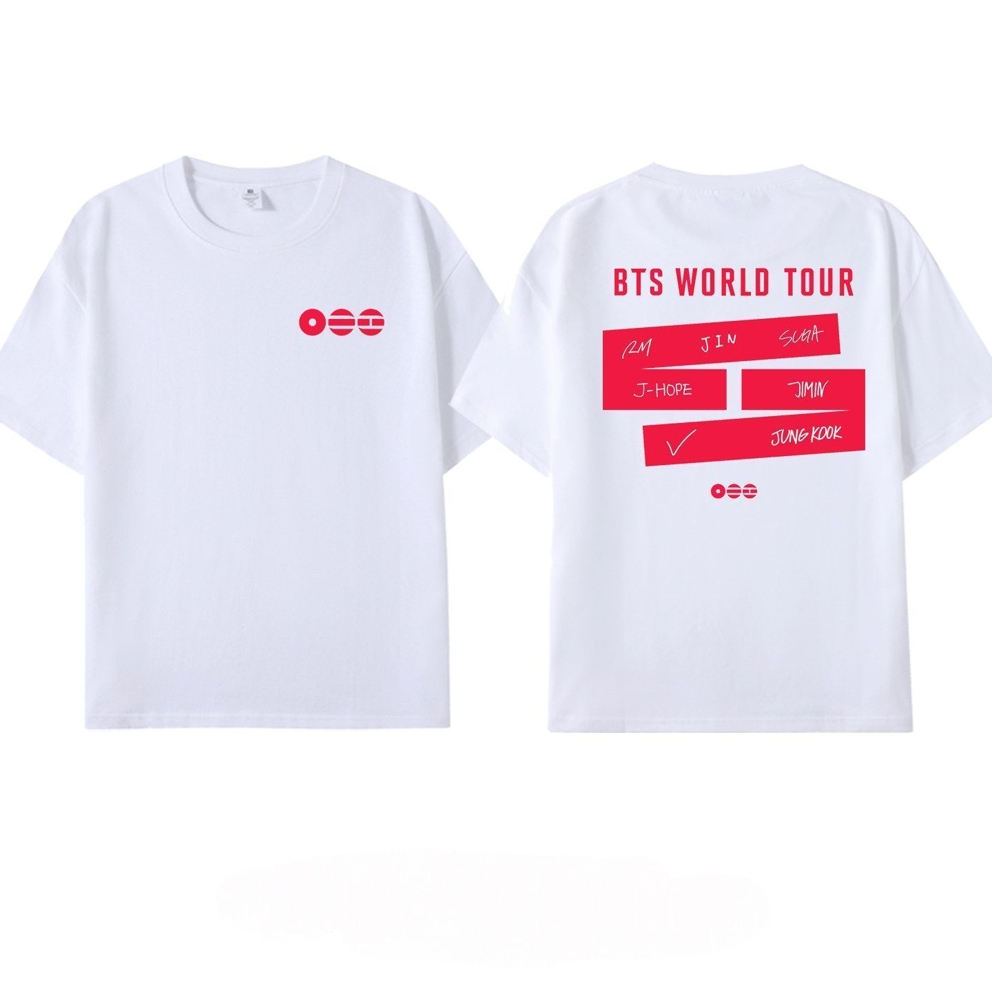 BTS WORLD TOUR T SHIRTS 100% COTTON