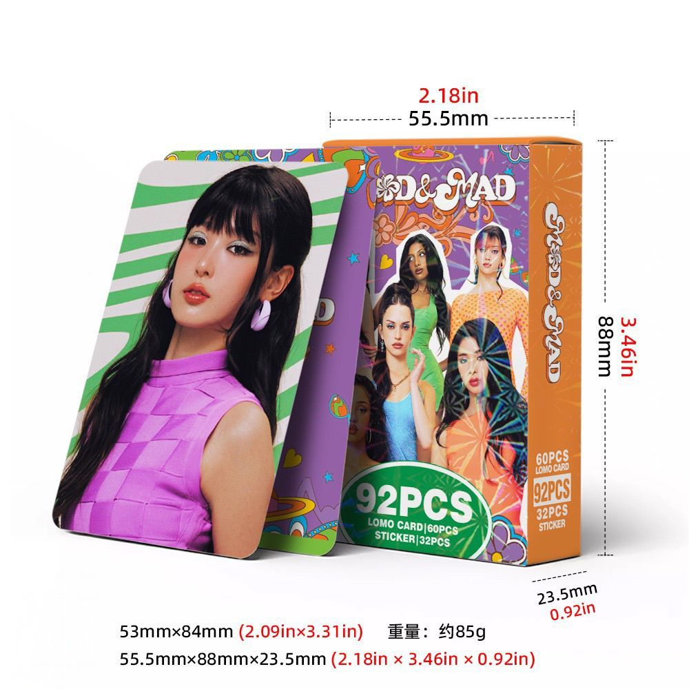 KATSEYE PHOTOCARDS + STICKERS 92 PCS