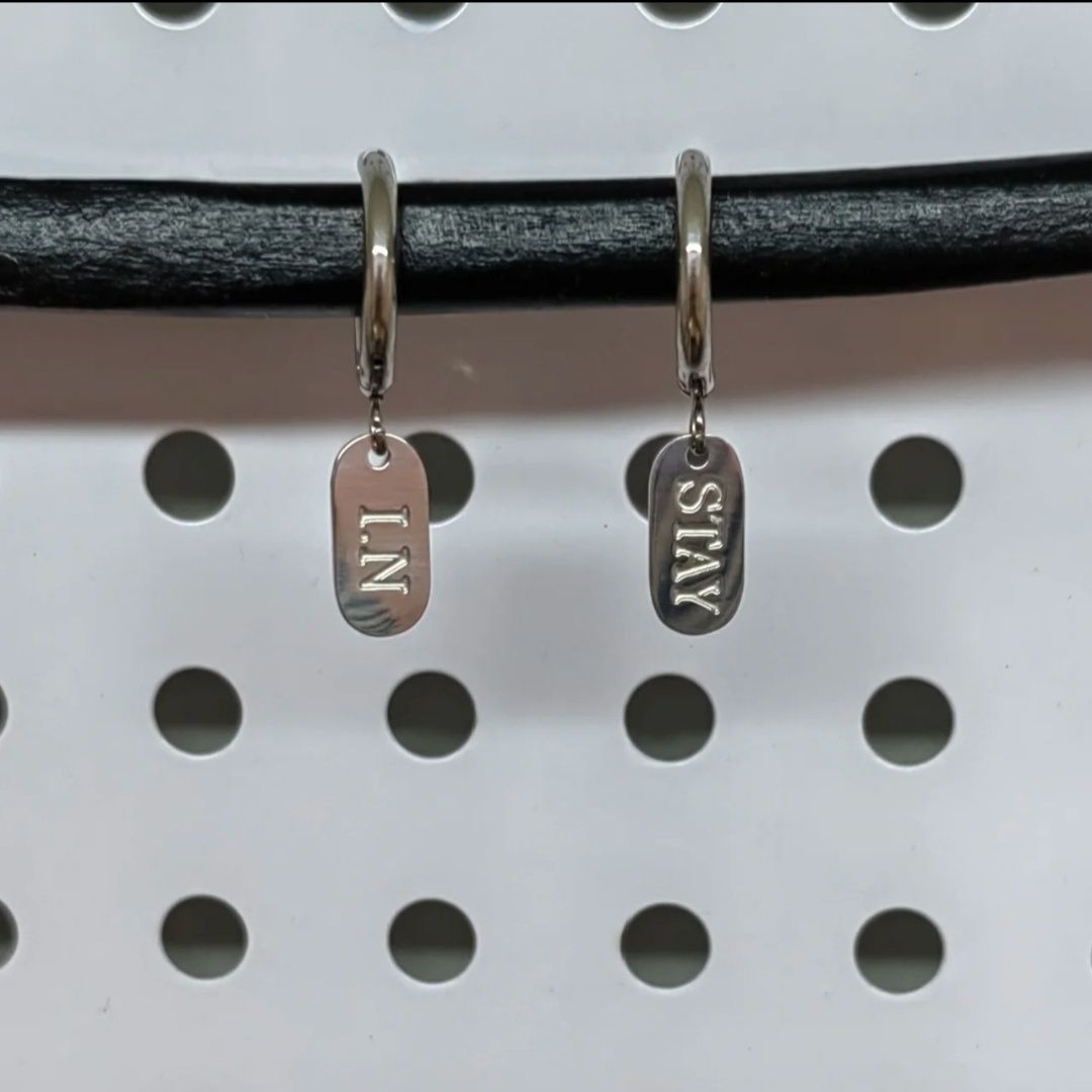 STRAY KIDS  I.N.&STAY EARRINGS