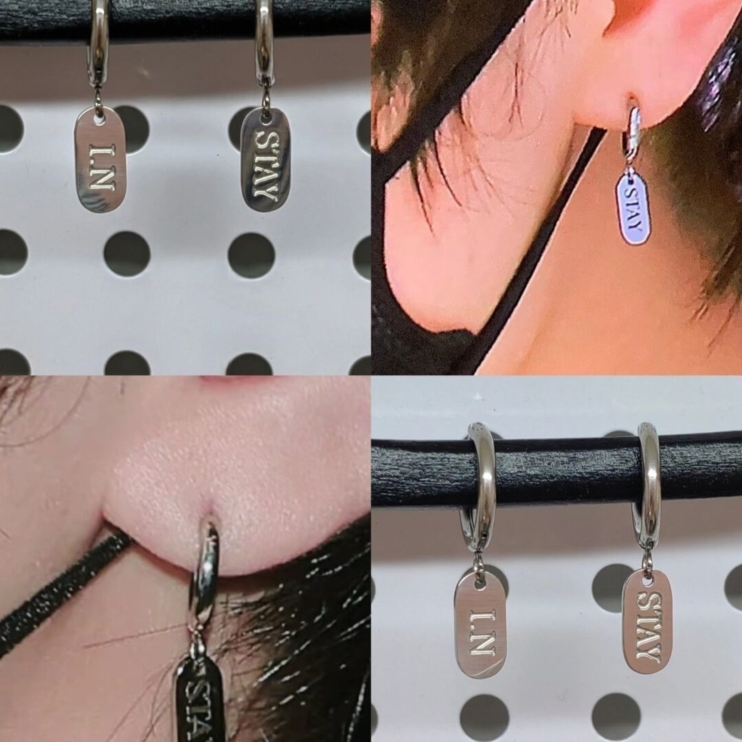 STRAY KIDS  I.N.&STAY EARRINGS