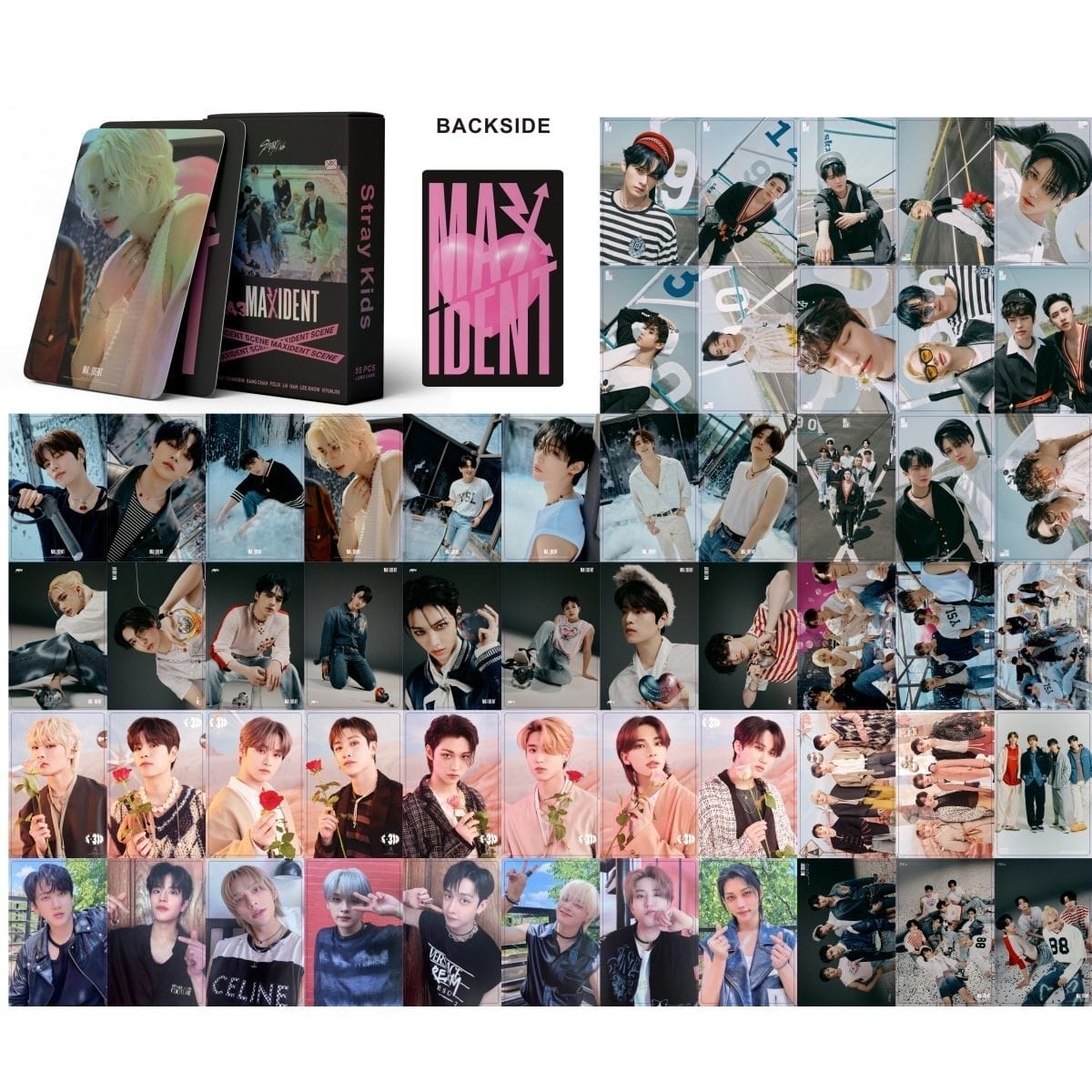 STRAY KIDS PHOTOCARDS KARMA, ATE, HOP, GIANT, 5 STAR, MANIAC, MAXIDENT + VARIOUS OPTIONS!✨ (55 PCS)