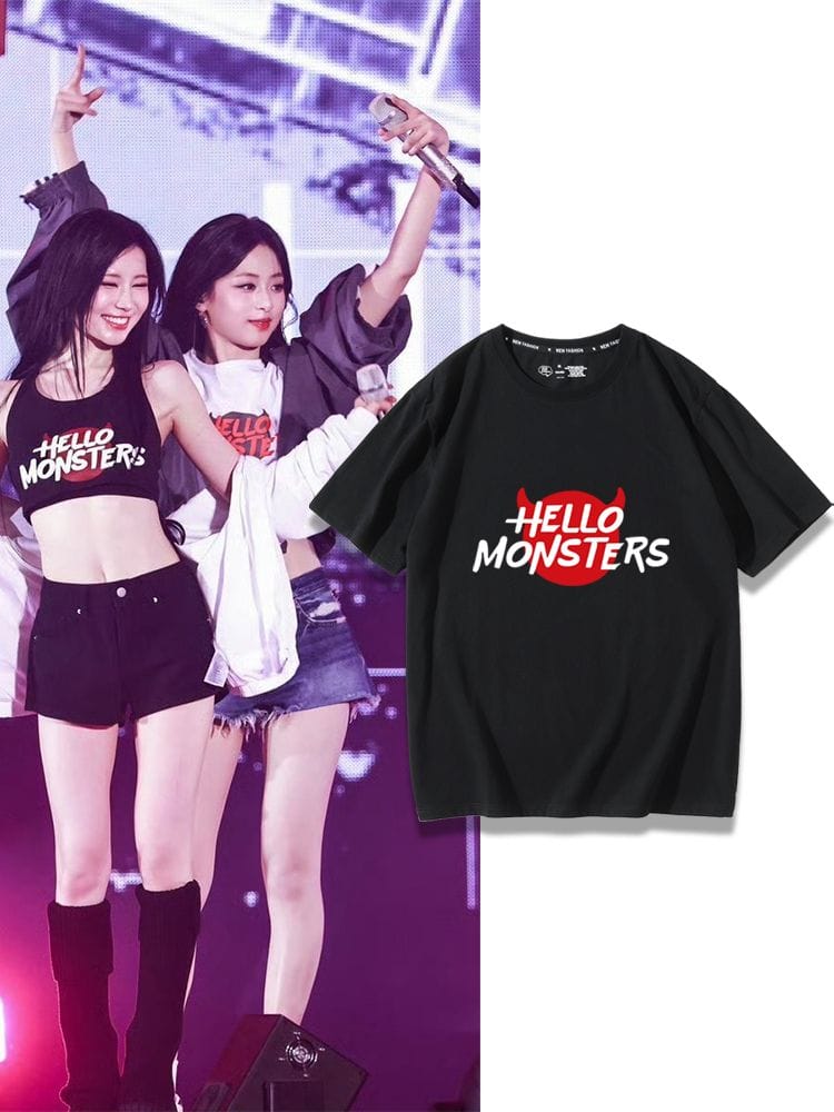 BABYMONSTER HELLO MONSTER T SHIRT 100% COTTON