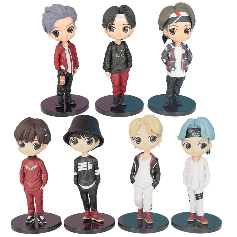BTS TINY TAN MIC DROP 7 PCS