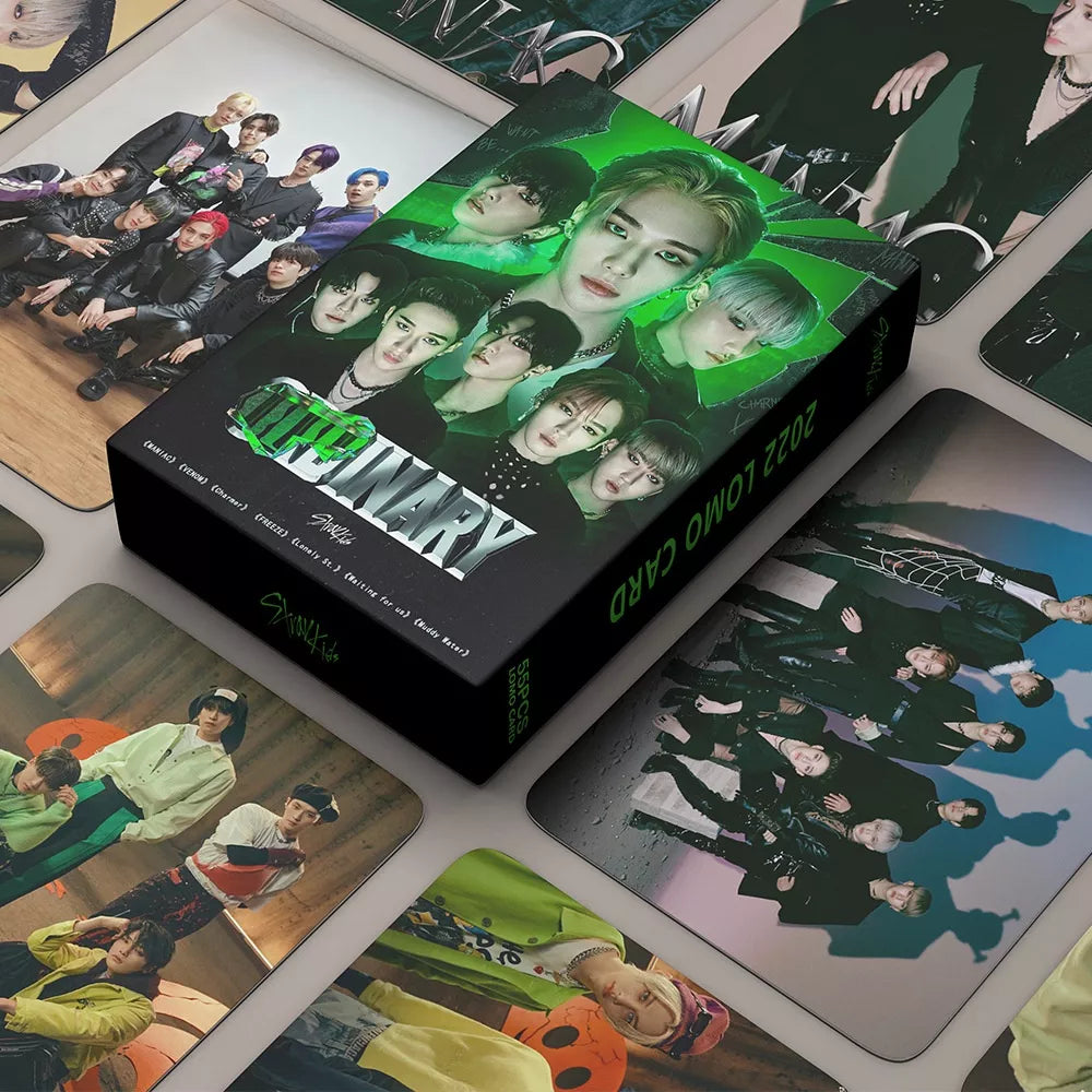 STRAY KIDS PHOTOCARDS KARMA, ATE, HOP, GIANT, 5 STAR, MANIAC, MAXIDENT + VARIOUS OPTIONS!✨ (55 PCS)