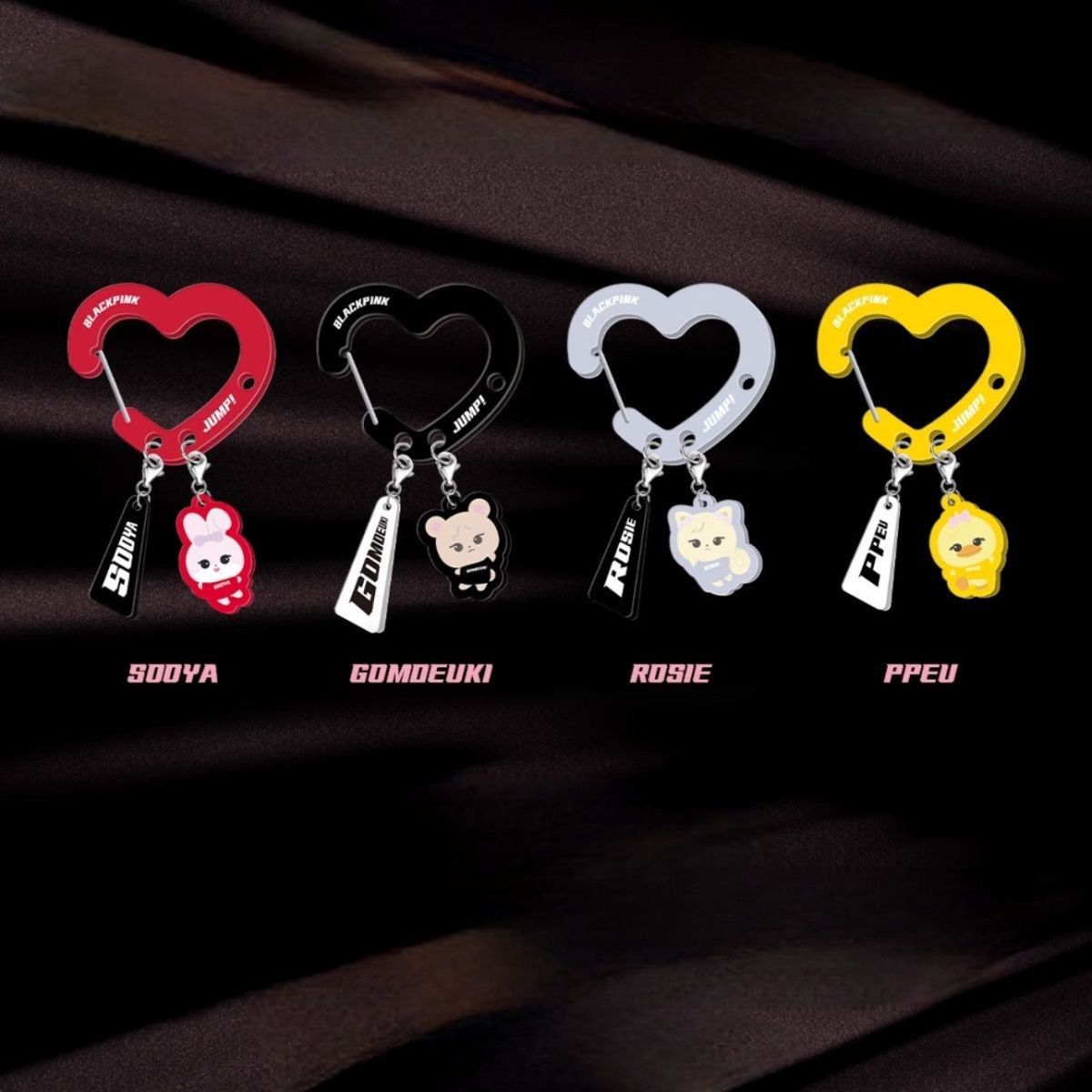 BLACKPINK TOUR CHARACTER KEYRINGS