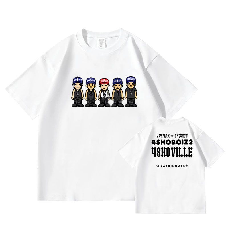LNGSHOT T-SHIRTS 100% COTTON