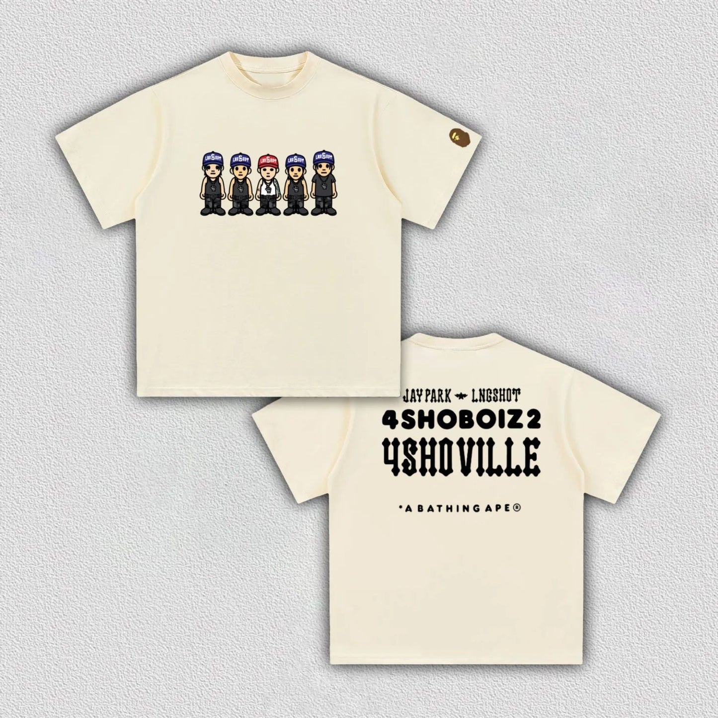 LNGSHOT T-SHIRTS 100% COTTON