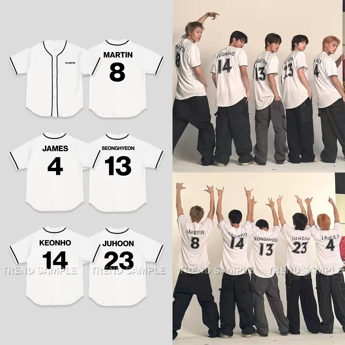 CORTIS JERSEY (white and black)