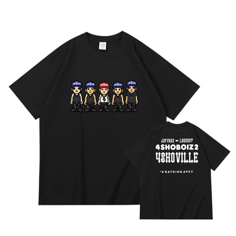 LNGSHOT T-SHIRTS 100% COTTON