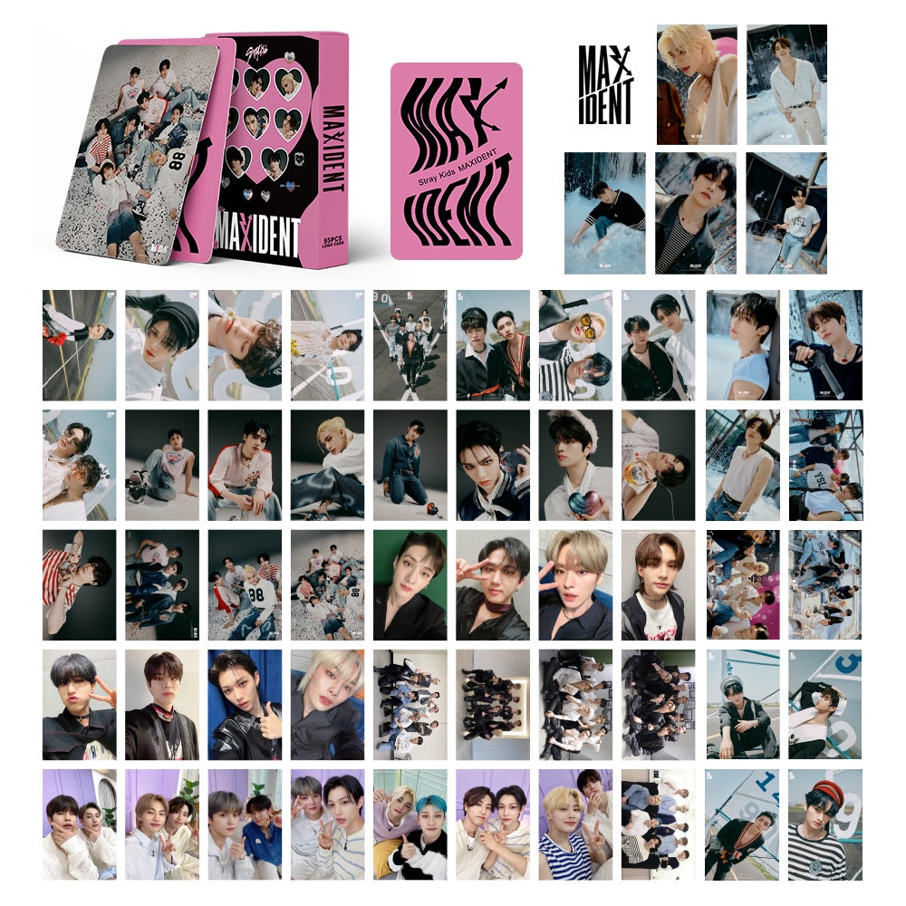 STRAY KIDS PHOTOCARDS KARMA, ATE, HOP, GIANT, 5 STAR, MANIAC, MAXIDENT + VARIOUS OPTIONS!✨ (55 PCS)